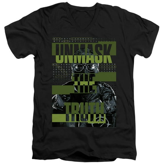 The Batman (2022) Unmask The Truth Unisex Adult V-Neck T Shirt