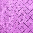 thumbnail image 1 of Ahgly Company Indoor Square Abstract Purple Modern Area Rugs, 3' Square, 1 of 4