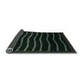 thumbnail image 2 of Ahgly Company Indoor Round Abstract Light Blue Modern Area Rugs, 8' Round, 2 of 4