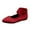 98#Red, variant on Women's Dress Flats Ballet Low Wedge Round Toe Fashion Elastic Ankle Strap Comfortable Casual Flats Shoes