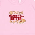 thumbnail image 3 of Inktastic Pizza Makes It All Better Baby Sweatshirt, 3 of 4
