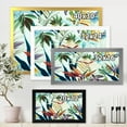 thumbnail image 4 of Designart 'VIntage Tropical Flowers I' Tropical Framed Art Print, 4 of 4