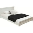 thumbnail image 2 of Camden Isle Trent Platform Bed | Paneled Headboard and Footboard | King, White, 2 of 3