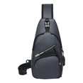thumbnail image 1 of Bolso Pechera Para Hombres Mochila Bandolera Cruzada Xtellar negro, 1 of 4