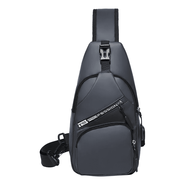 Bolso Pechera Para Hombres Mochila Bandolera Cruzada Xtellar negro