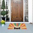 thumbnail image 5 of Yayeee Doormat for Indoor Entrance 32" x 20" Non Slippery Floor Rug, Colorful Black Cat, 5 of 8