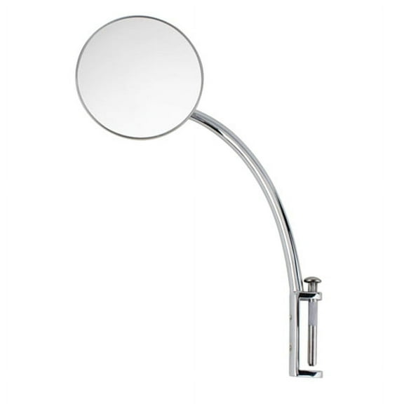 Stainless Steel Outside Rear View Mirror with Hinge Pin, Fits 1935-1940 Ford Cars and 1948-1952 Ford Pickups, Chrome Plated Diecast Arm Fits Both Sides, Sold Individually, Includes Hinge Pin