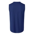thumbnail image 5 of Hessimy Men's Cotton Sleeveless T Shirts, Breathable & Moisture Wicking with Odor Control（Blue,XXL), 5 of 6