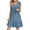 Sky Blue, variant on Summer Dresses for Women Plus Size V-Neck Dress Summer Fashion Solid Color Sleeveless Above Knee Ruffle Dress Women' Size Black Loose-Fit Casual Swing Dress Brown Loose-Fit Casual Swing Dress