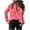 Pink, variant on KUKOOSONG Womens Button Down Shirts Winter Velvet Long Sleeve Casual Pocket Tops Shirts