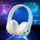 thumbnail image 1 of Auriculares Bluetooth RGB con Luz Respiratoria Over-Ear Blancos, 1 of 8
