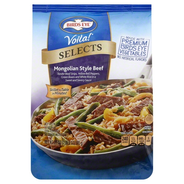 Birds Eye Voila! Mongolian Style Beef Frozen Dinner 21 oz. Bag