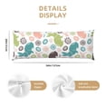 thumbnail image 3 of Balery Easter Rabbit Funda Protectora para Almohada Corporal de Algodón Hipoalergénico con Cierre(55 x 21 pulgadas), Almohadas No Incluidas, 3 of 7