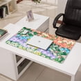 thumbnail image 3 of Long Mouse Pads for Desk,Pioneer Flower Floral Print Pattern Desk Mats on Top Of Desks, Desk Mouse Pad Extra Large with 3mm Non-Slip Base and Stitched Edge for Gaming,Office,Work,Home 31.5"x15.7", 3 of 6