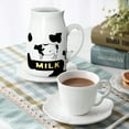 thumbnail image 2 of Uten Coffee Mugs Set of 4, 14oz White Ceramic Cup for Coffee, Milk, Tea, 2 of 7