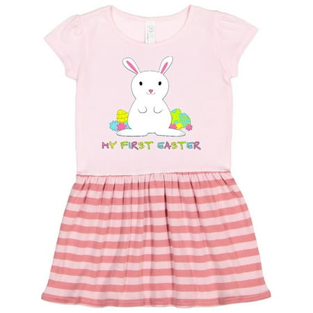

Inktastic My First Easter bunny Gift Toddler Girl Dress