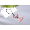thumbnail image 2 of Accesorios de coche rosa, suspensión de espejo retrovisor, accesorios colgantes de cristal, accesorios de decoración de coche bonitos de luna, mujeres y hombres, 2 of 4