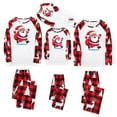 thumbnail image 6 of Odeerbi Christmas Pajamas for Family Holiday Long Sleeve Family Christmas Pajamas Matching Sets Dad Christmas Plaid Printed Blouse Tops + Pants Sleepwear Family Matching PJs Set Red, 6 of 6