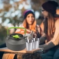 thumbnail image 4 of 11Pack Camping Cookware Mess Pots Pan Cup Aluminum Alloy Green, 4 of 7