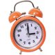 thumbnail image 3 of SQCLV Reloj despertador retro de 3,15 pulgadas con dos campanas, funciona con pilas, silencioso, sin tictac, para mesita de noche, analógico, con luz de fondo, color naranja, 12 x 8 x 5 cm, 3 of 5