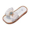thumbnail image 3 of WUANDIXFA Boys Sandals Kids Lightweight Soft EVA Non-Slip Slides Slippers Open Toe Comfy Sandals for Toddler Boys Girls Children Bathroom Shower Summer Pool Beach Slippers White,US 13.5, 3 of 5