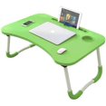 thumbnail image 1 of Mesa para computadora portátil MACHAO Plegable con estante de lectura y fregadero para tazas Verde 60*40*28 cm, 1 of 5