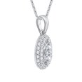 thumbnail image 2 of KATARINA Prong Set Diamond Fashion Pendant Necklace in 14K White Gold (5/8 cttw), 2 of 4