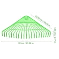 thumbnail image 4 of OULII Râteau à Feuilles Outil Vert Lot de 1 pour Agriculteurs, 4 of 5