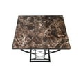 thumbnail image 4 of Preston Free Standing Wine Rack Table, Black Metal & Faux Marble Top, Transitional, 4 of 6