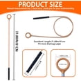 thumbnail image 5 of 3PCS 32 in Drain Snake Hair Removal Tool, Nylon Coated Metal Sink Clog Remover for Shower Bathroom Sewer, 5 of 7