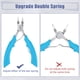 thumbnail image 5 of Cortaúñas para Uñas Gruesas Unique Bargains Azul Acero Inoxidable, 5 of 7
