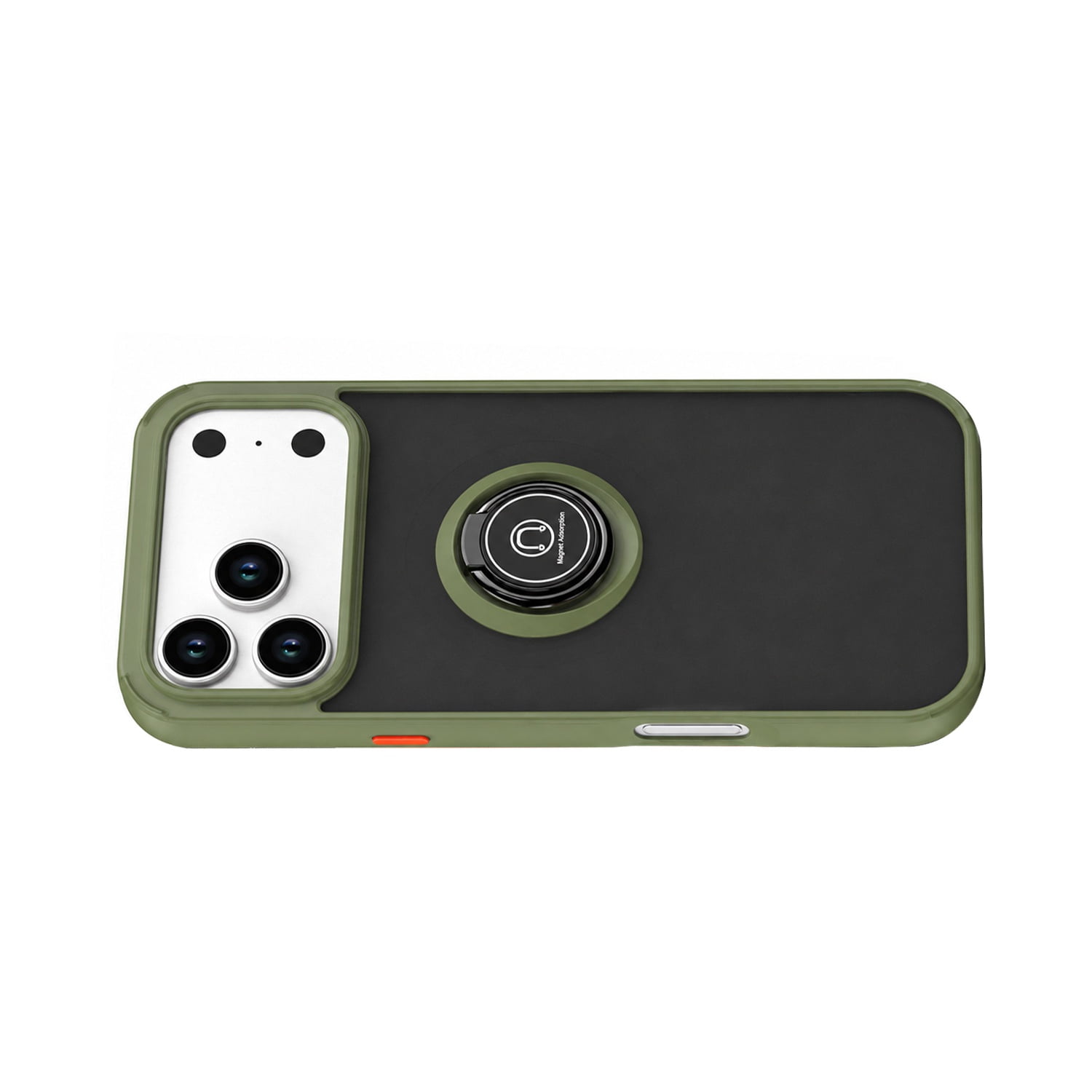 Hard PC Case with Soft TPU Border for iPhone 17 Pro Max -