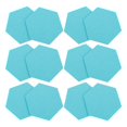 thumbnail image 1 of PEACNNG 12 Pcs Felt Hexagon Message Board Self adhesive Wall Memo Board, 1 of 8