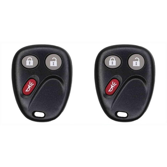 Keys4Less Car Key Fob Keyless Entry Remote for GMC Yukon 2006 FCC LHJ011 Part Number 21997127 15132197 15132198 10377295 22730827 15186203 2 Pack