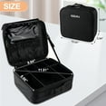 thumbnail image 6 of SZZJKJ Makeup Bag, Makeup Organizer, Large Capacity Travel Toiletry Bag Organizer (Black), 6 of 7