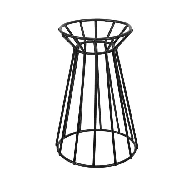 BESTYASH Durable Black Metal Flower Stand Air Pineapple Rack for Indoor Outdoor Decoration