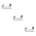 thumbnail image 1 of Cateissary Soporte para rollo de papel, estante colgante de estructura estable de hierro, estante para toallas de superficie lisa, accesorios para Type1 NO1, 1 of 6