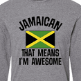 thumbnail image 4 of Inktastic Jamaica Awesome Jamaican Long Sleeve T-Shirt, 4 of 5