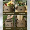 thumbnail image 4 of xaoyunyn Portable 20L Water Bucket for Camping,Hiking,Travel Outdoor Activities-Large Capacity,Lightweight,Folding Design,Easy to Carry,Multi-Purpose PVC Storage Solution, 4 of 8