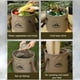 thumbnail image 4 of Cubo de Agua para Viajes Al Aire Libre, Portátil, Gran Capacidad, Plegable, Ideal para Senderismo, Camping y Viajes En Coche, Multifuncional, 20 L, Pvc., 4 of 7