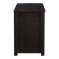 thumbnail image 5 of Camaflexi Carmel Solid Wood 3-Drawer Nightstand in Antique Walnut, 5 of 7
