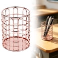 thumbnail image 3 of Metal Pen Holder Desk Organizer, Makeup Brushes Cup, Multi Purpose Pencil Storage Caddy For Home Office, Sleek And Sturdy Design (Multicolor ,10*8), 3 of 9