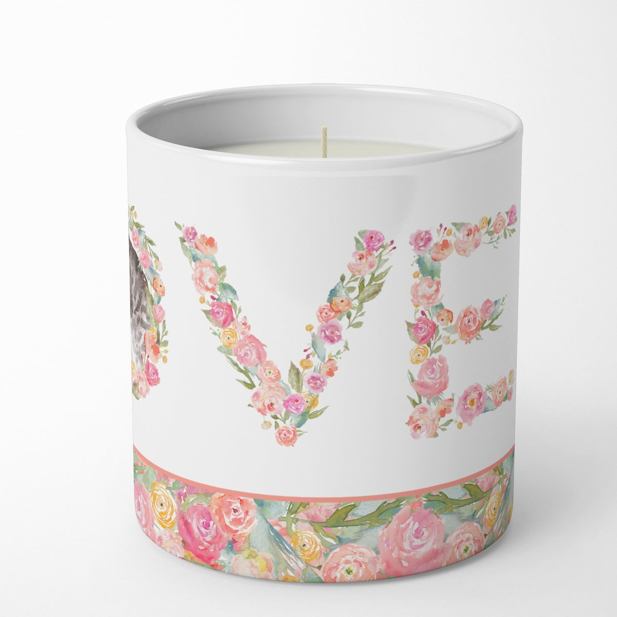 French Bulldog Style 4 LOVE 10 oz Decorative Soy Candle