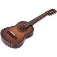 thumbnail image 5 of Modelo de madera de guitarra en miniatura con expositor de instrumentos musicales., 5 of 5