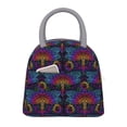 thumbnail image 1 of Fotbe Indian Mandalas Dragonfly Bolsa de Almuerzo con Estampado, Lonchera Aislada, Contenedor de Comida Reutilizable Tipo Cooler a Prueba de Fugas, 1 of 6