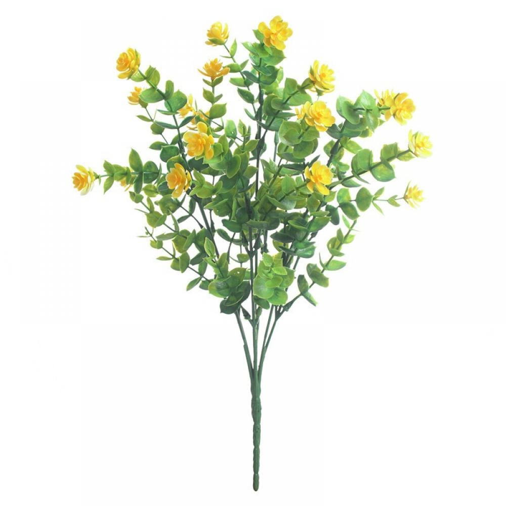 Artificial Flowers Outdoor UV Resistant Fake Flowers ,Faux Plastic