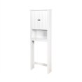 thumbnail image 4 of SESSLIFE Bathroom Organizer Over Toilet with Adjustable Shelves and Door, Wooden Behind The Toilet Shelf, Multifunctional Bathroom Cabinet Storage, 23.62" L x 7.72" W x 67.32" H, TE2083, 4 of 8