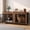 63"Rust Brown, variant on EDX 54" Double Dog Crate Furniture for 2 Dogs,Heavy Duty Dog Kennel Furniture with Divider,Indoor Pet House End Table TV Stand with Extra Large Double Door,Rust