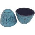 thumbnail image 4 of CUISILAND LIGHT BLUE 37oz Dragonfly Cast Iron Teapot Set with 4 Cups, 4 of 5