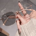 thumbnail image 1 of Gafas fotocromáticas anti-luz azul para miopía, montura grande, gafas sencillas para estudiantes, monturas populares, gafas para miopía terminadas, 1 of 4